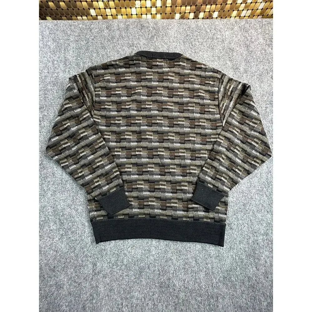 Vintage Roundtree & Yorke Sweater Men's M Deadstock Made USA 100% Cotton Knit - Picture 6 of 6